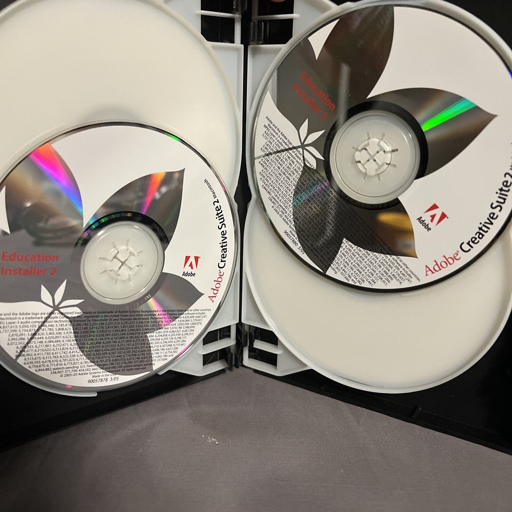 Adobe Creative Suite 2 Premium Macintosh (Mac) 6 CDs With Serial Number
