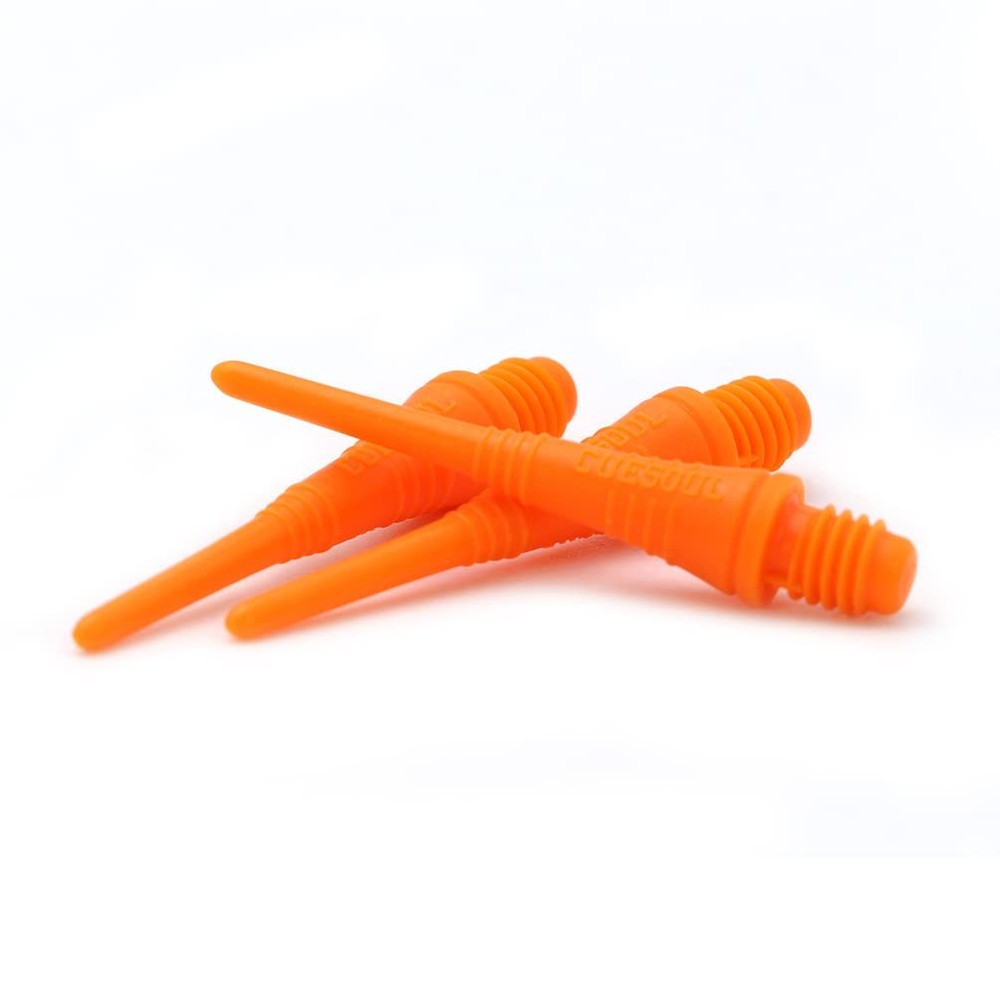 Orange Soft Tip Points 100 Pieces for Soft Tip Darts