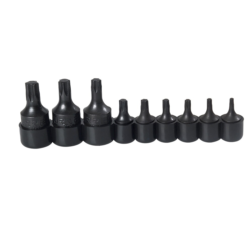 Urrea 4752W Combination Drive Torx Bit Socket Set 9 Pieces