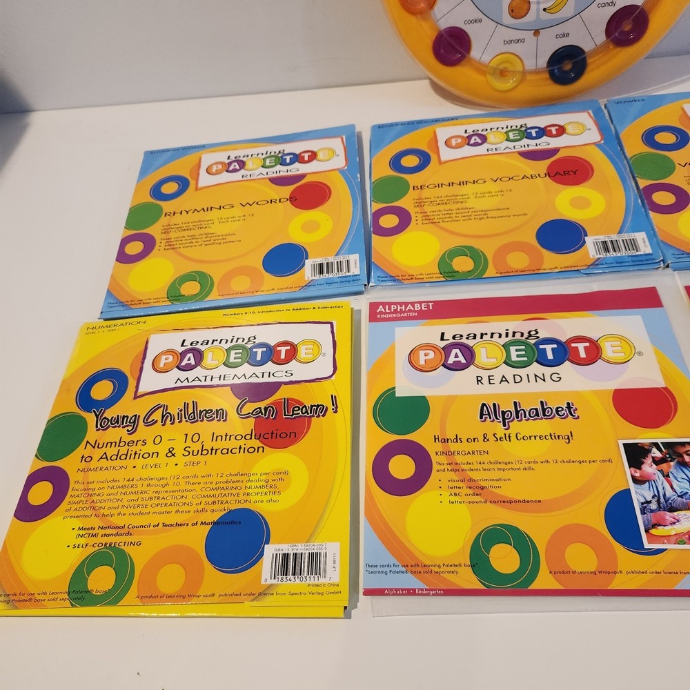 Learning Palette Home School Math and Reading 72 Cards
