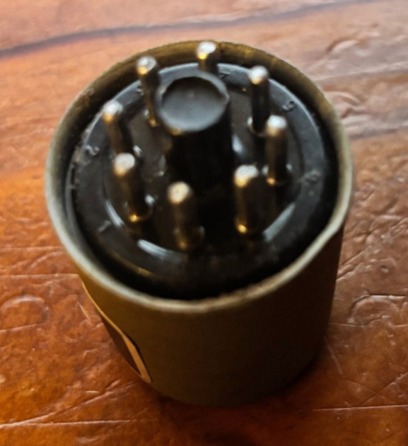 Single (1) Dukane 3A55 Tube Amplifier Microphone Transformer pulled working