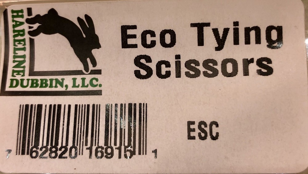 HARELINE ECO ALL PURPOSE FLY TYING SCISSORS. TOOLS. CRAFTS.