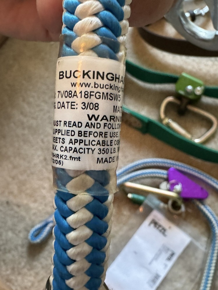 New lineman climbing gear