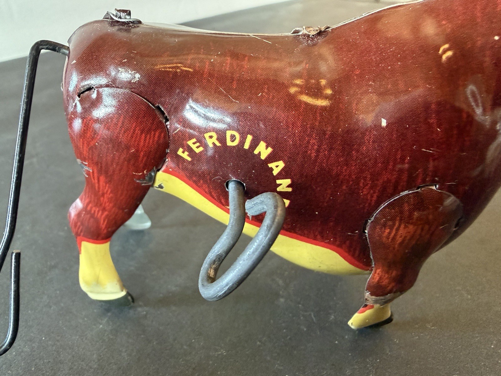 Fredinand the Bull & Box, Louis Marx & Co, NYC/USA, c. 1938.