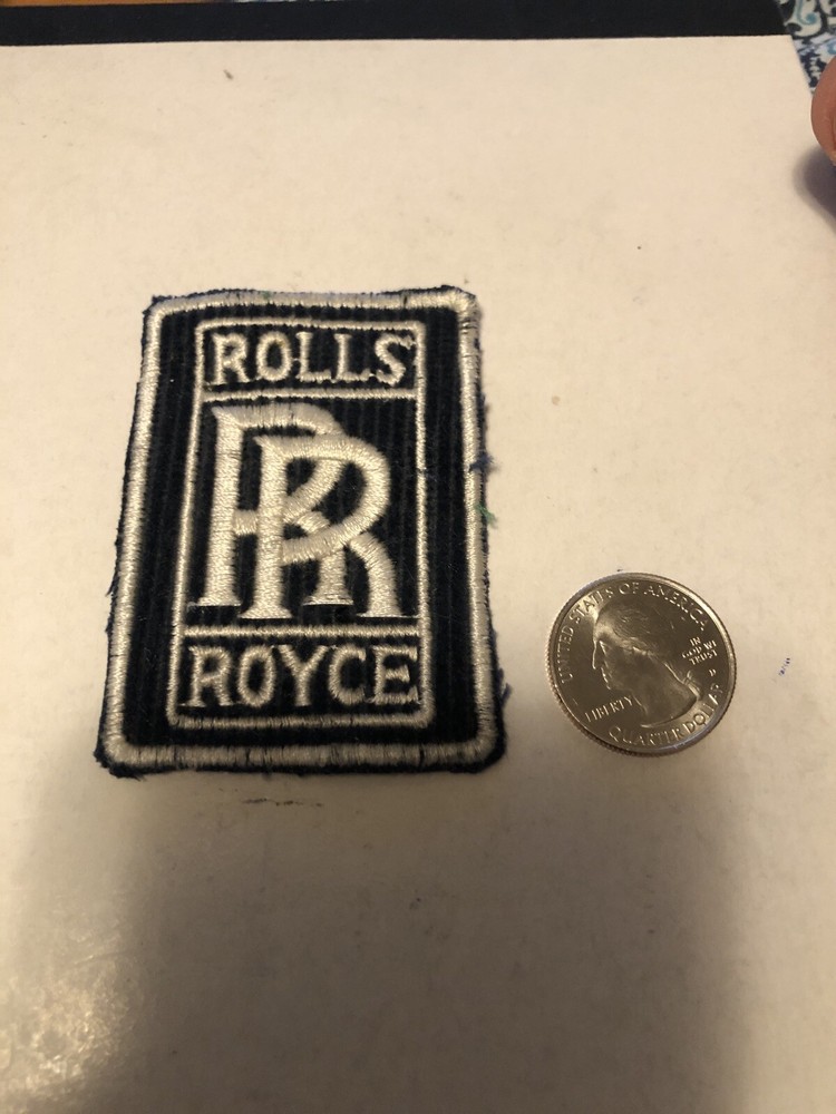 Rolls Royce New Old Stock 2x3 Square Inch Patch