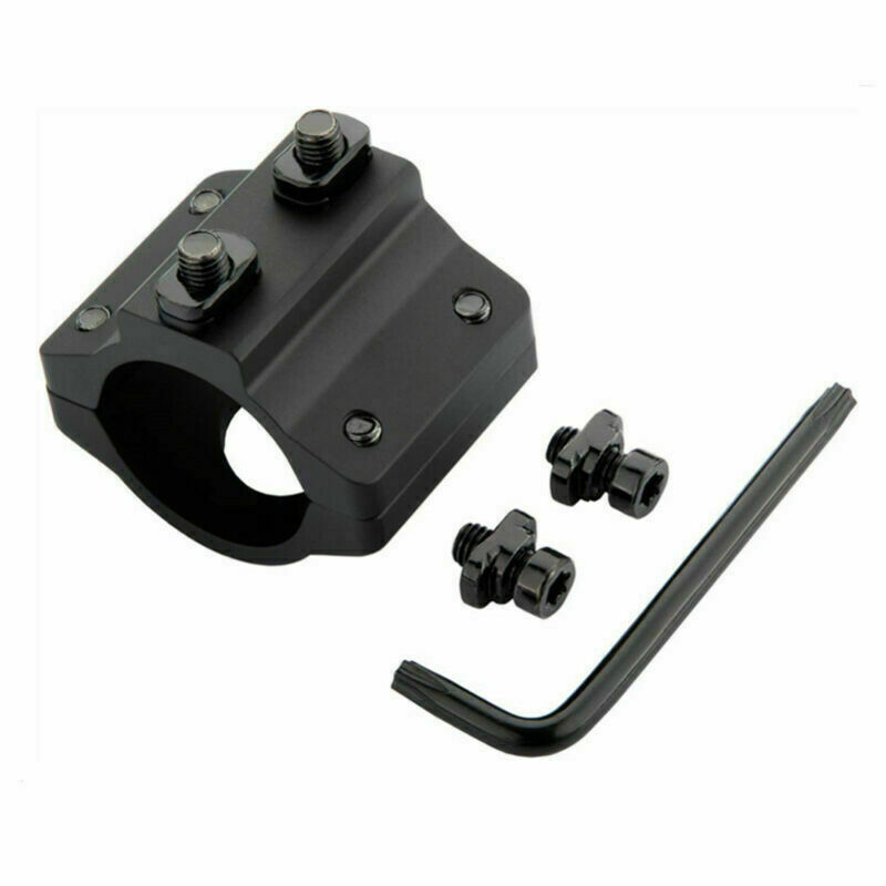 New M-LOK Offset Light Mount 1" Ring Mount for Flashlight Scope Accessories