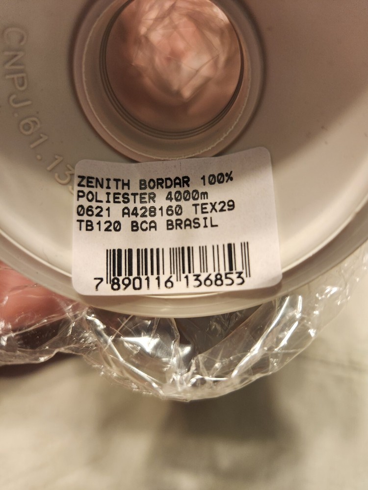 Zenith Polyester Thread 120, 4000 M White, 4 Spools