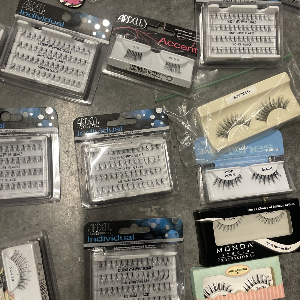 Eyelashes Lot 35pcs Assorted Brands