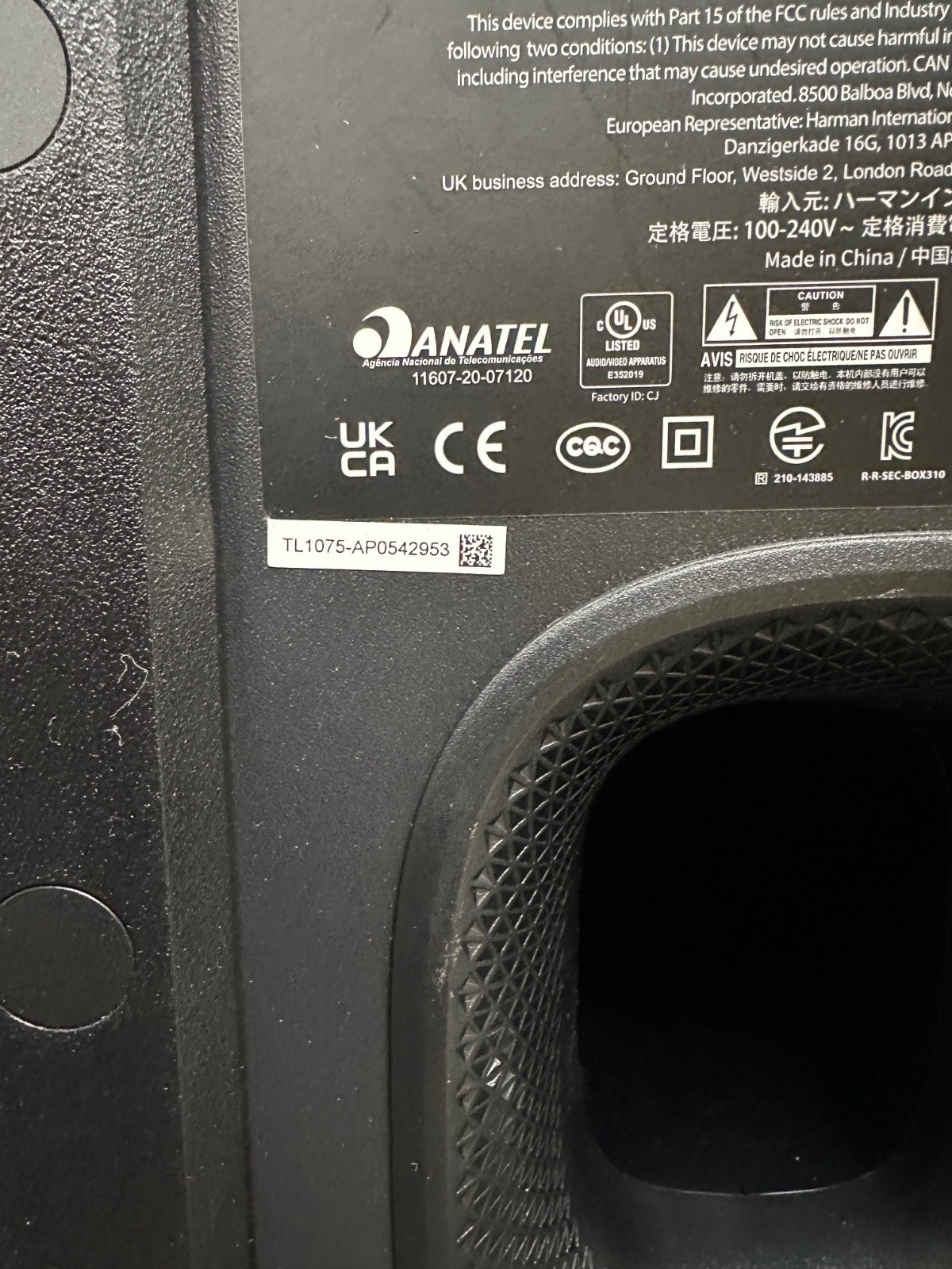 Used- JBL PartyBox 310 Portable Bluetooth Speaker-Minor Damage-FREE S/H