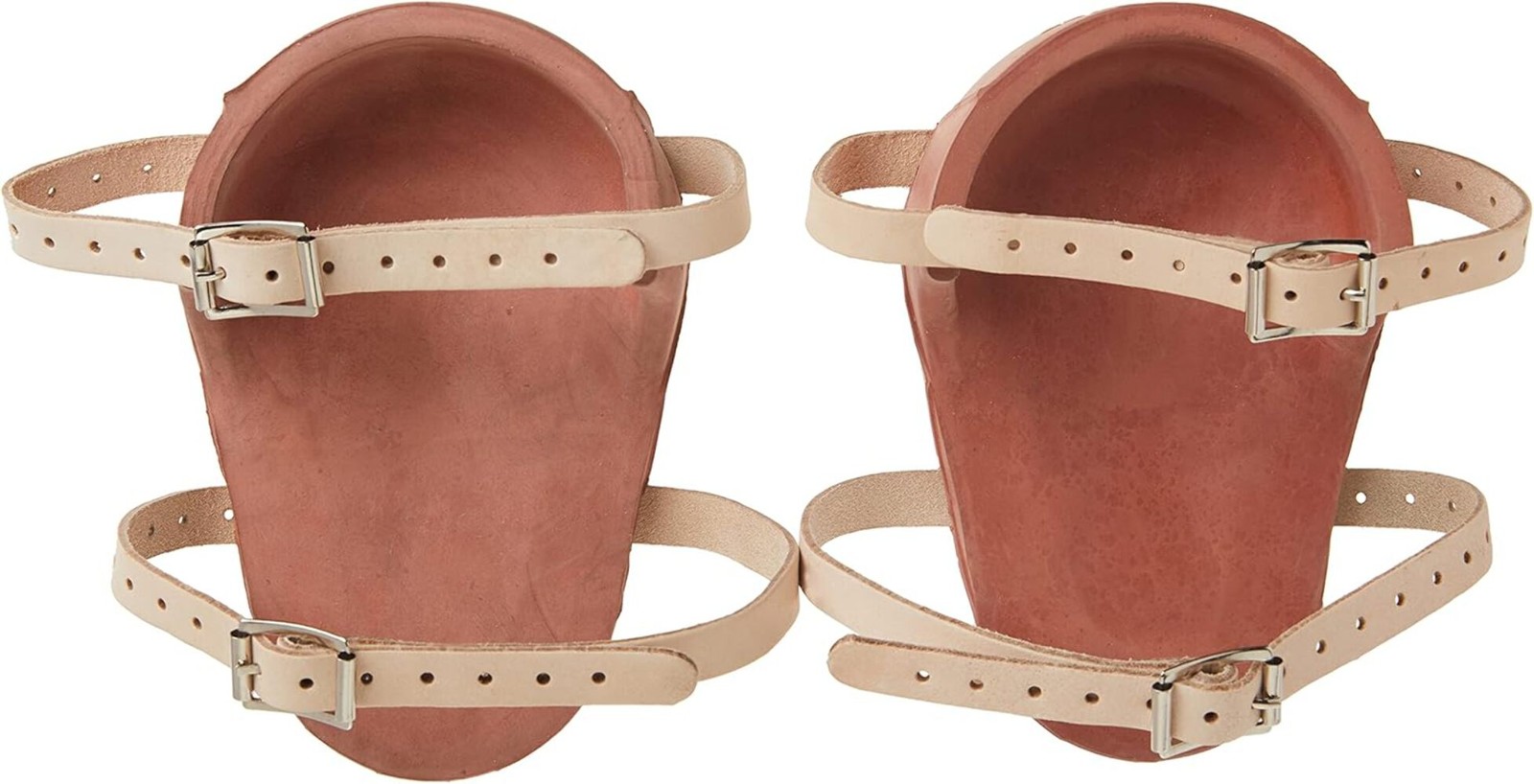 Custom Leathercraft 318 CLC Professional Heavy-Duty Molded Rubber Kneepads, Brow