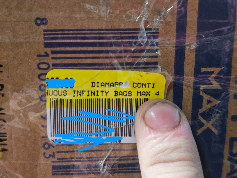 (QTY 4) DiamaPro Continuous Infinity Bags Max