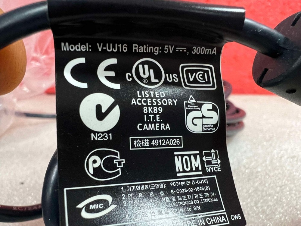 CISCO 74-3486-01 LOGITECH V-UJ16 VT CAMERA