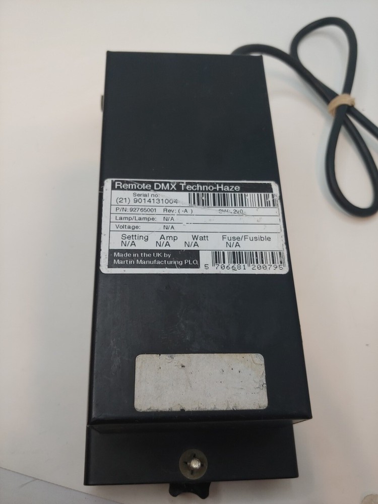 Jem Fog Machine DMX Controller Techno-haze