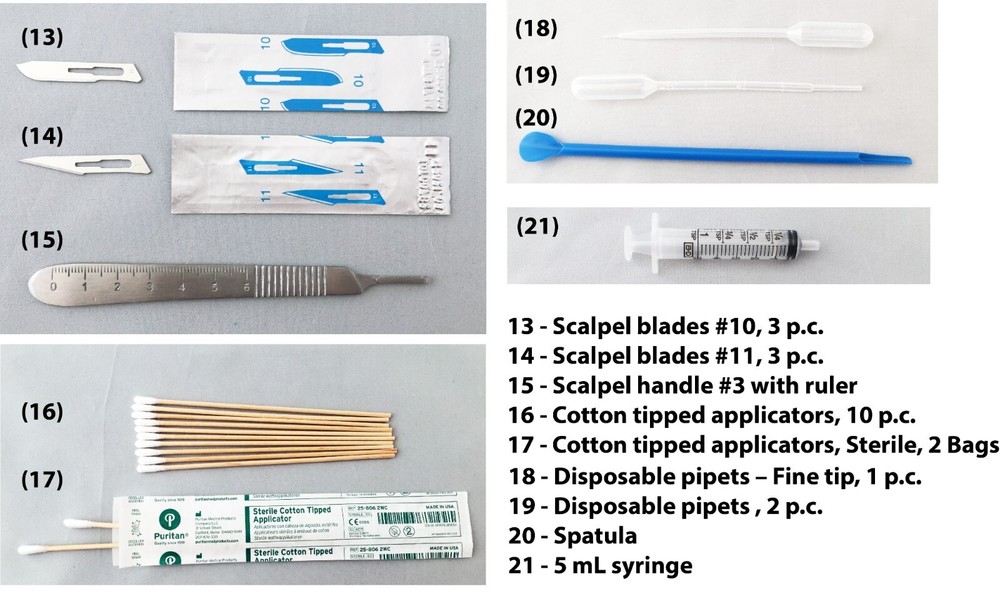 Microscope Slide Accessory Kit - Premium Set to Make Your Slides