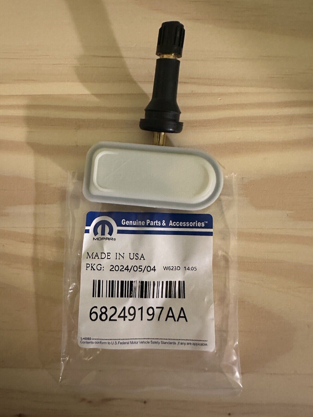 4Pcs New OEM 68249197AA Tire Pressure Sensor TPMS For Dodge Ram 1500 2500 3500