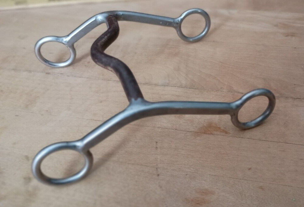 Bit Master BM Bitmaster Sweet Iron Medium Port Western Bit 4.5" 4 1/2"
