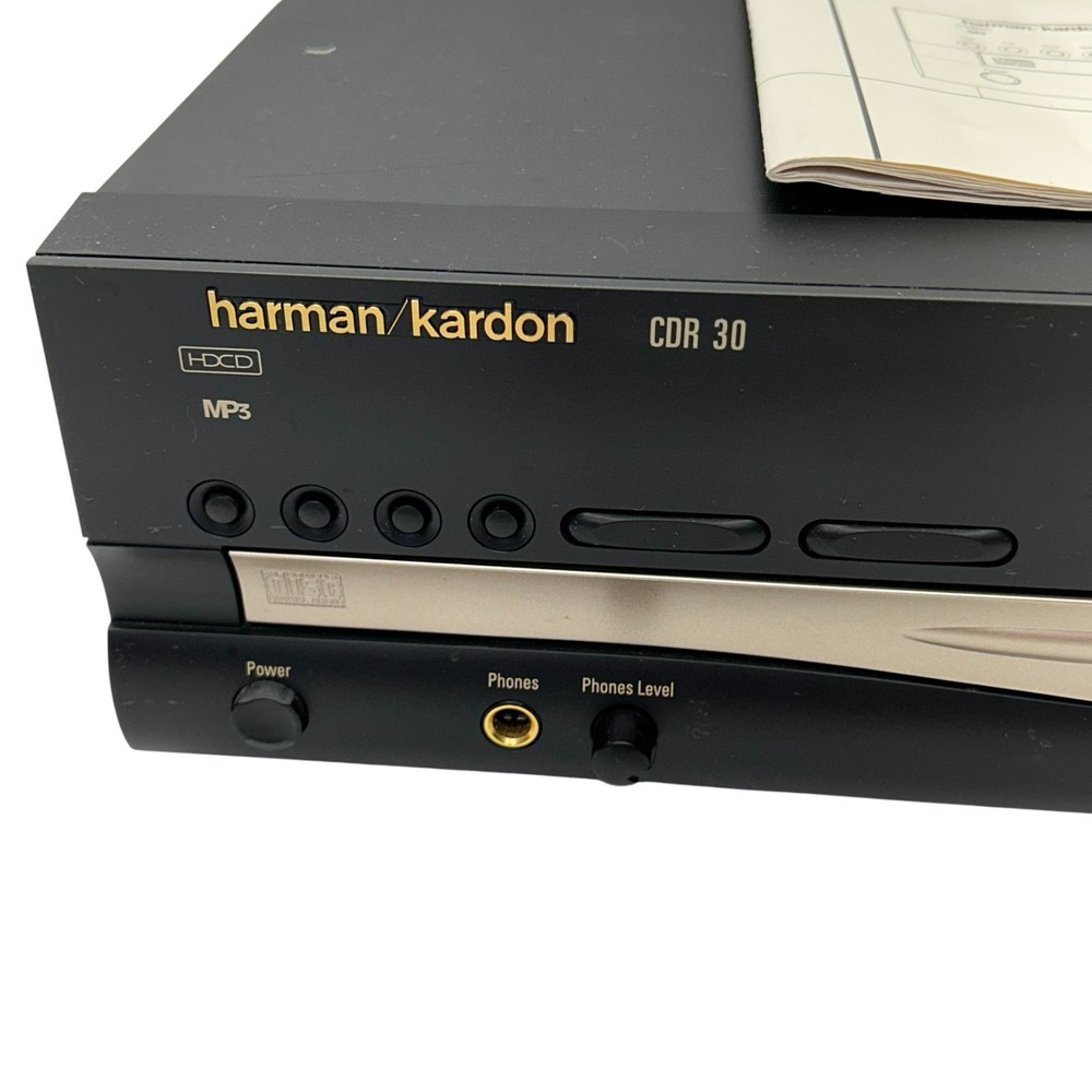 Harman Kardon CDR 30 CD Recorder Player with Manual & Remote Control