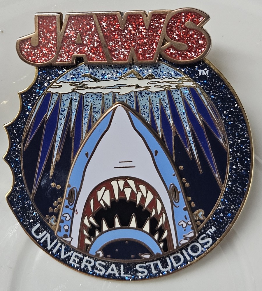 Universal Studios JAWS Jeweled Pin Large