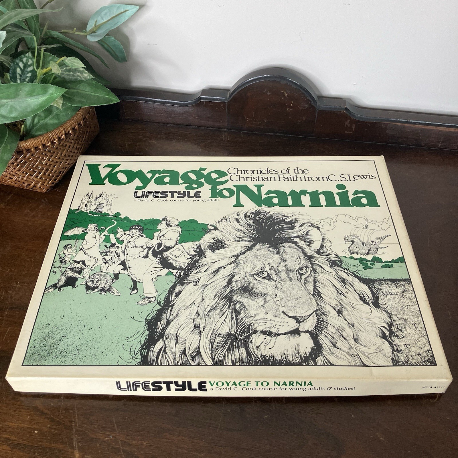 Vintage 1978 Voyage to Narnia Curriculum Set David C Cook C.S. Lewis Map Book +