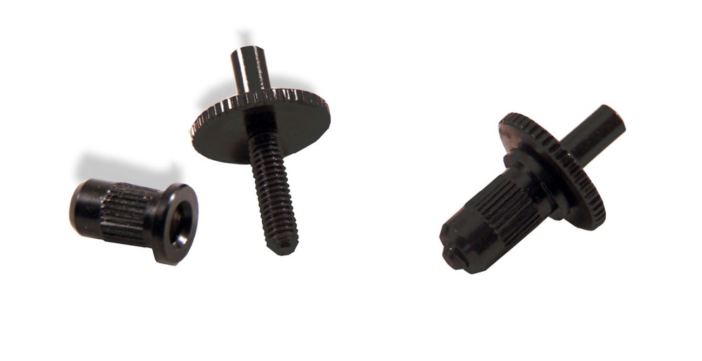 Bridge Thumbwheel set Black 080670BK