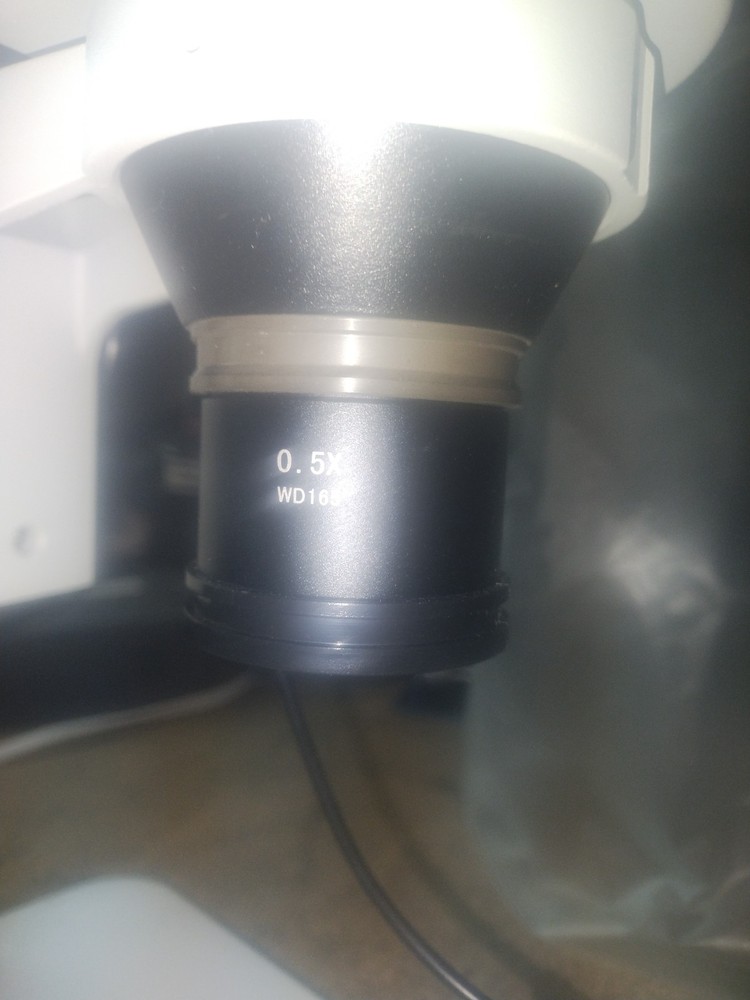 Amscope Microscope. With 10 X 20 Oculars. LED Ring light.