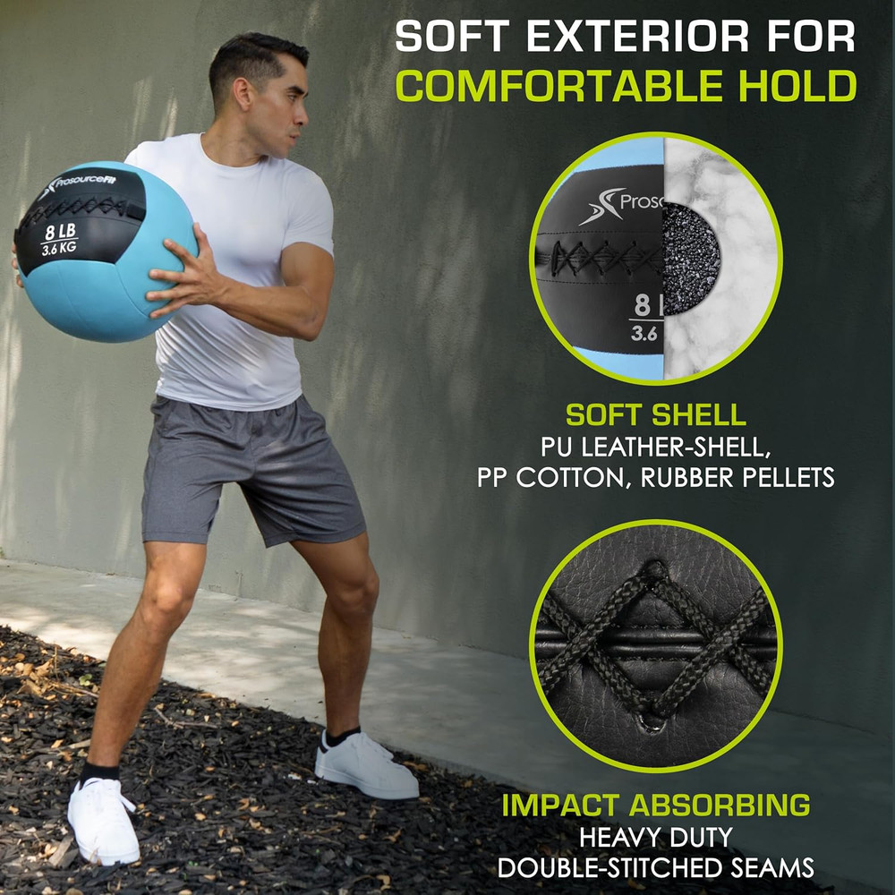 Prosource Soft Medicine Balls for Crossfit Wall Ball and Full Body Dynamic Exerc