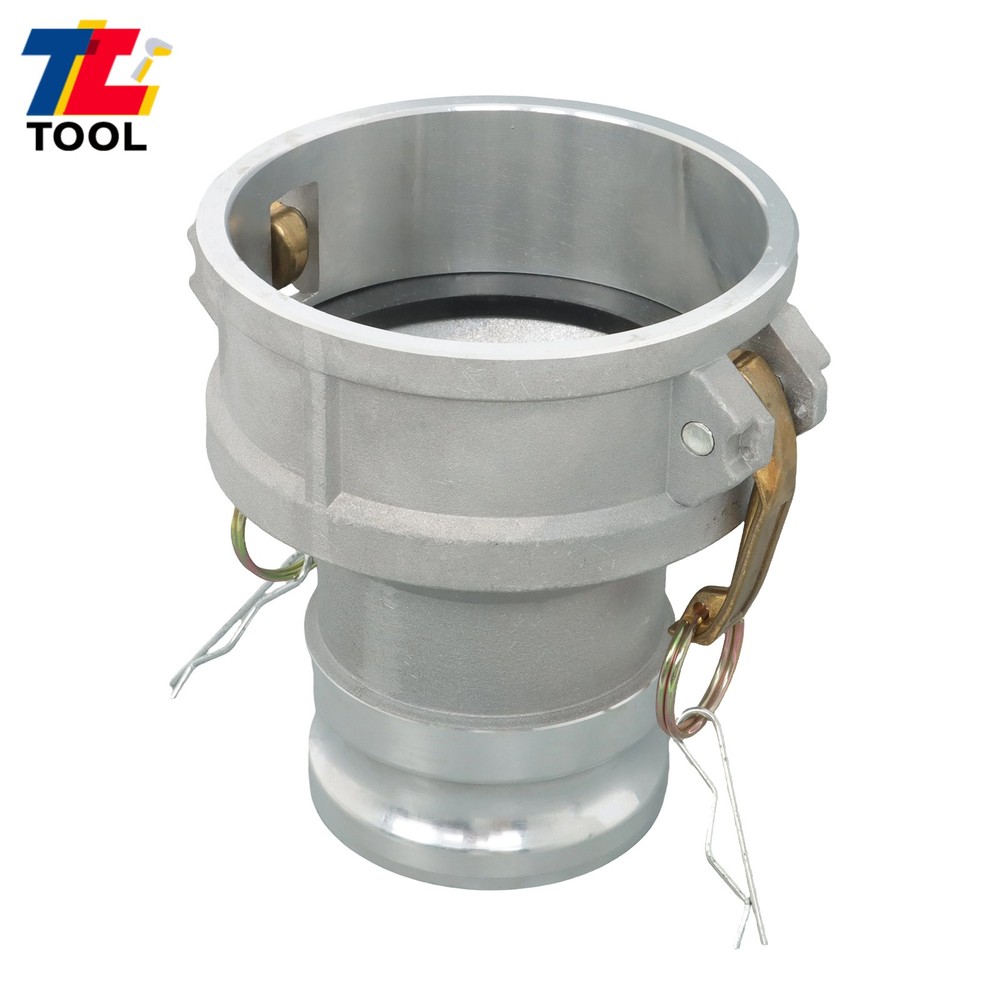 Type DA 4" to 3" Aluminum Camlock Reducing Coupling, Grooved