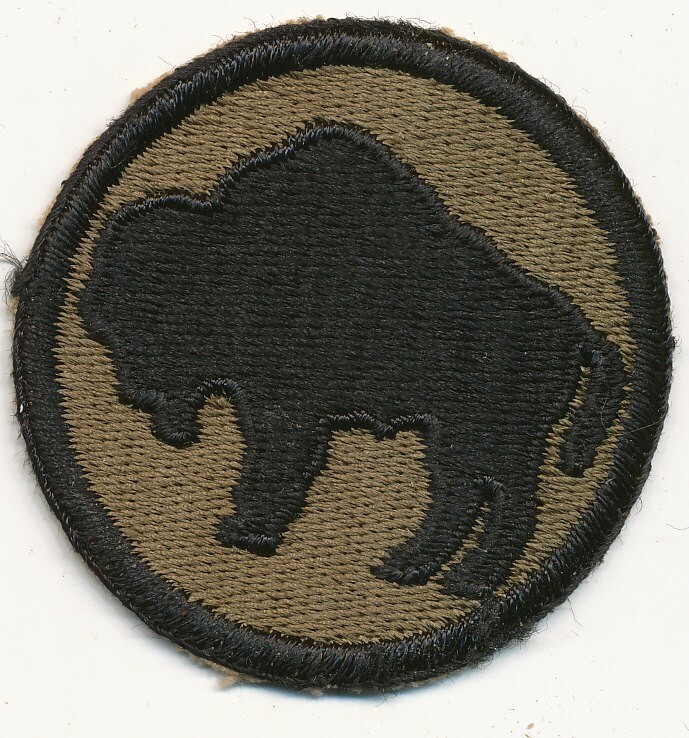 92nd Infantry Division patch Buffalo Soldiers US Army real WWII make