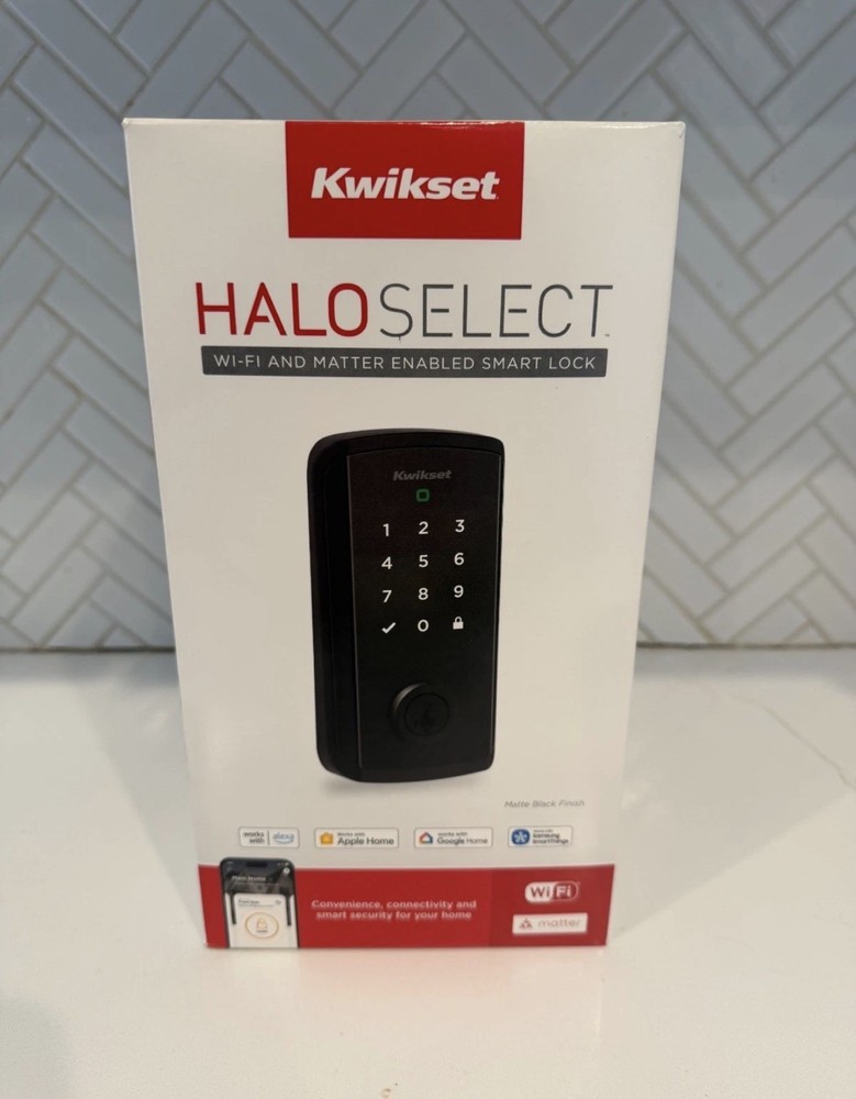 Kwikset Halo SELECT-  Smart Lock - Matte Black