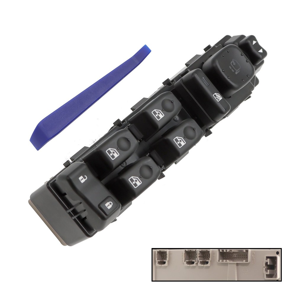 For GMC Chevy Silverado Power Window Switch Front Driver Left Side 15883320