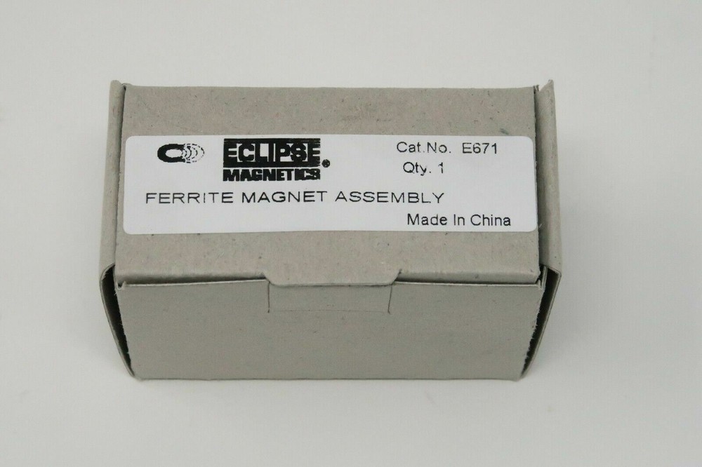 Eclipse Magnetics E671 Ferrite Magnet Assembly Ceramic marker 2-3/8" x 1-1/8"