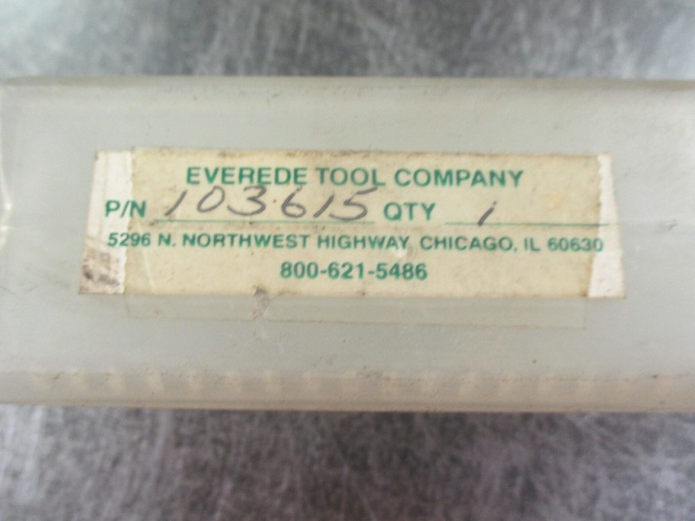 NEW Everede 1" Single Flute 60° Indexable Countersink w/ 5/8" Shank & Inserts