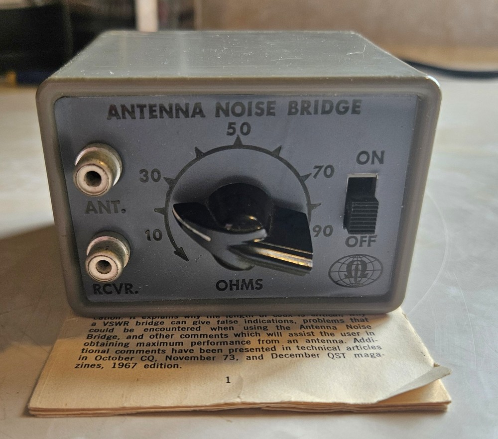 Model TE7-01 Antenna Noise Bridge