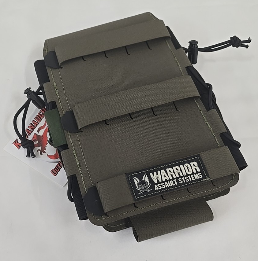 Warrior Assault Systems LaserCut Large Horizontal Individual First Aid Pouch RG