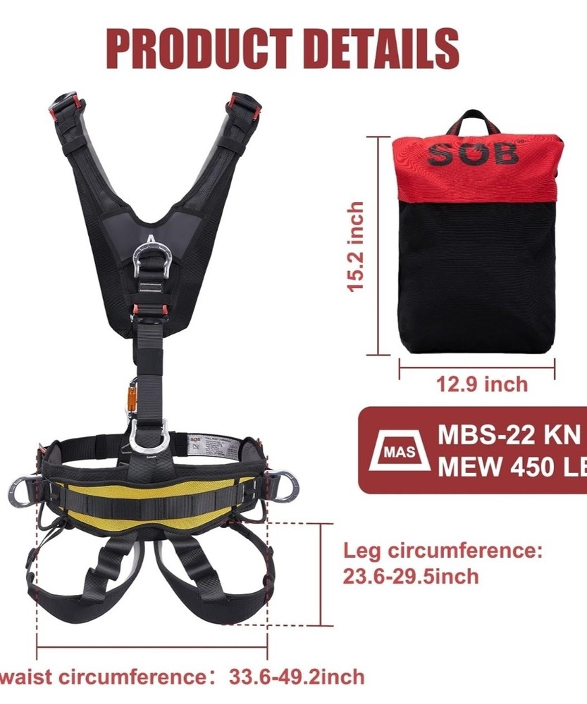SOB Full Body Climbing Harness