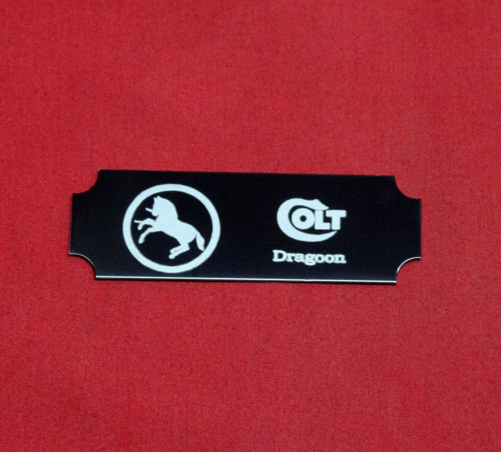 Colt Firearms Dragoon Display Case Plaque