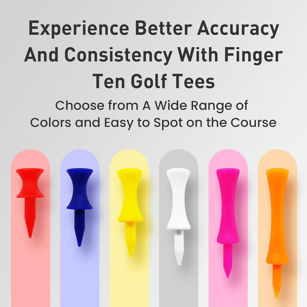 Plastic Golf Castle Tees Step down Unbreakable Mixed or Same Height Value 100 Co