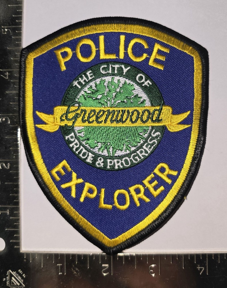 Greenwood Police Explorer Patch – Pride & Progress