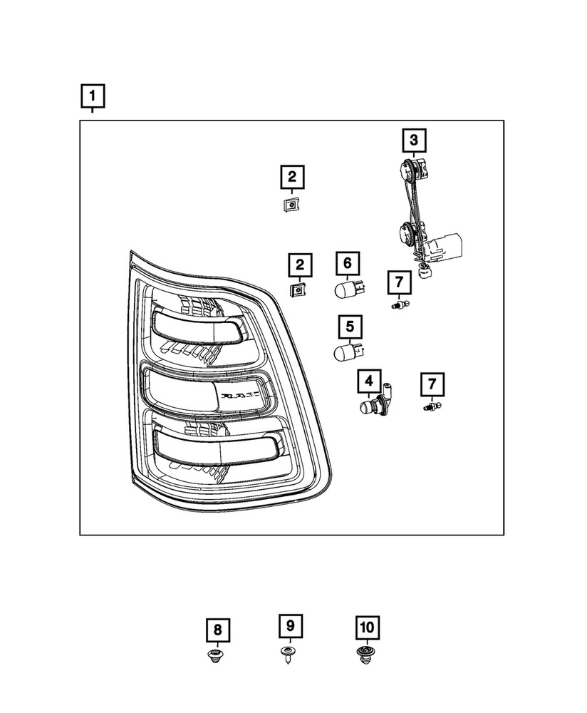 Genuine Mopar Wiring Harness 68582394AA