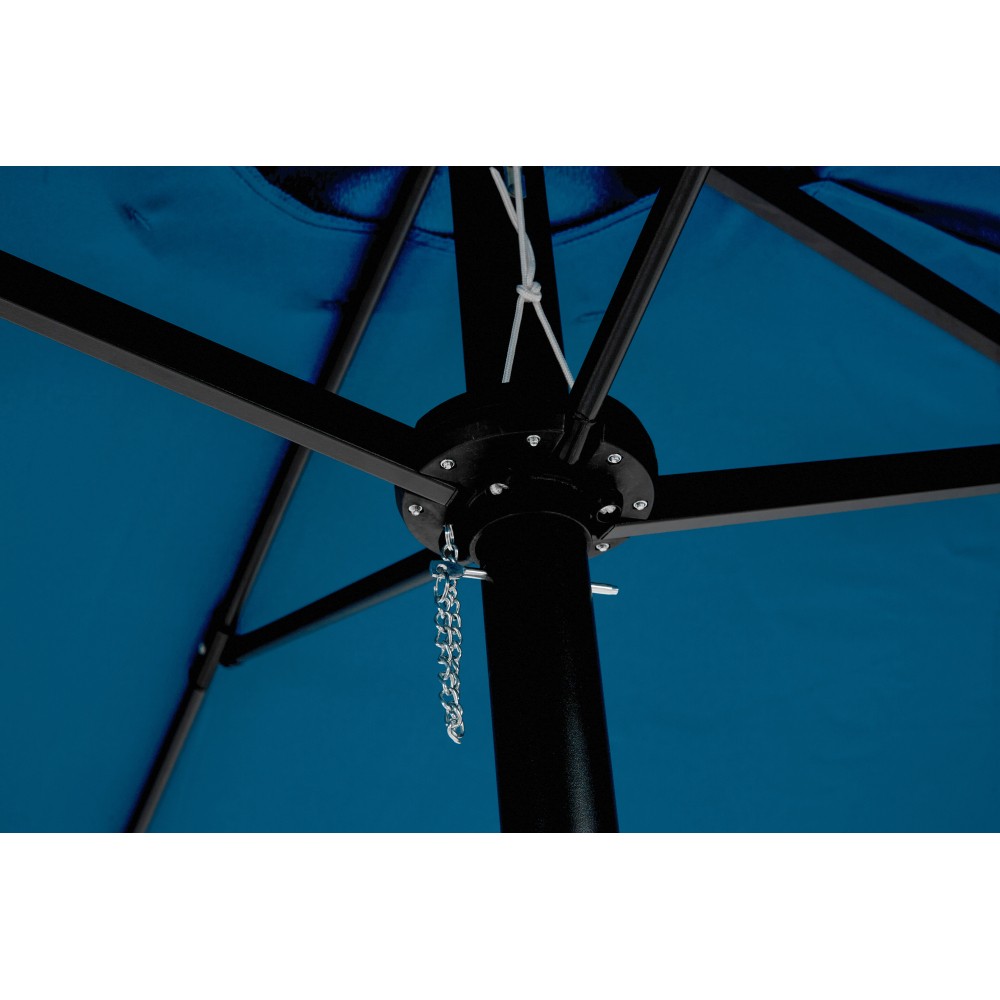 14.8 Ft Double Sided Outdoor Umbrella Rectangular Large with Crank