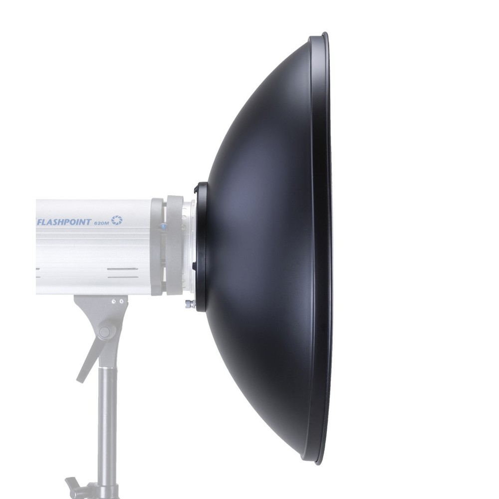 Glow 17" Silver Beauty Dish for Flashpoint Mount