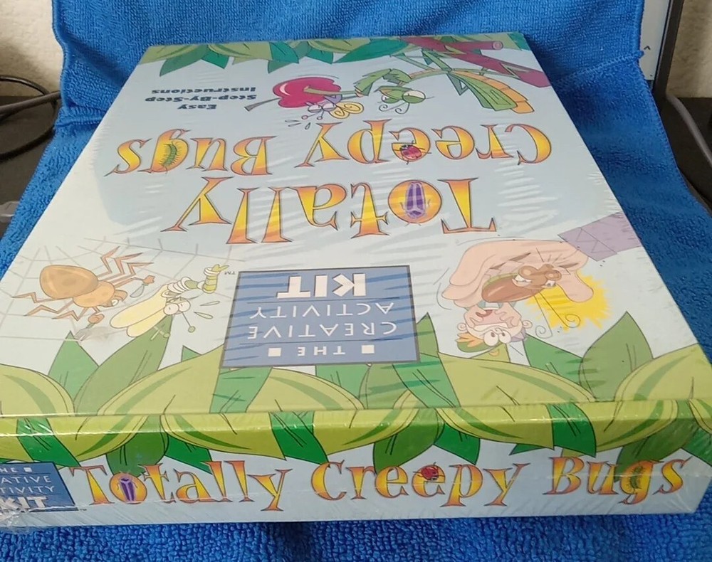 Totally Creepy Bugs Creative Activity Kit Easy Step-By-Step Instructions - New