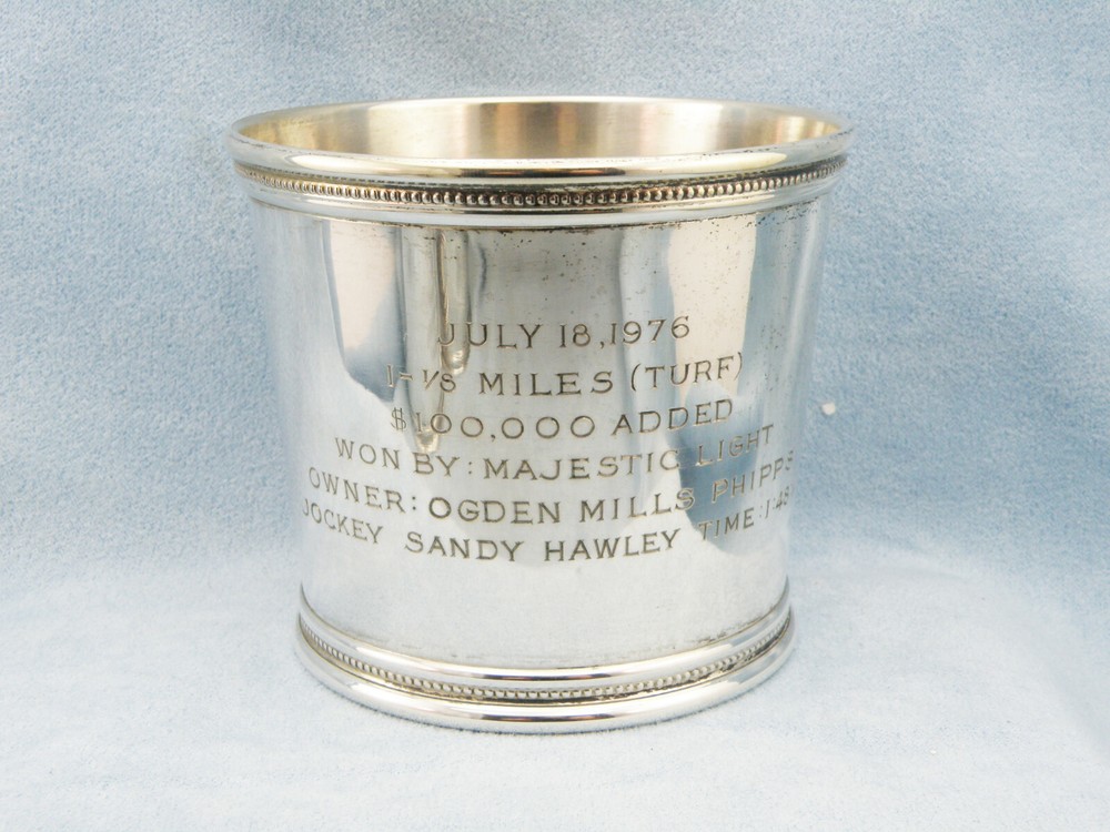 VintageTiffany & Co. Solid Sterling Silver Derby Mint Julep Cup w/Monogrammed