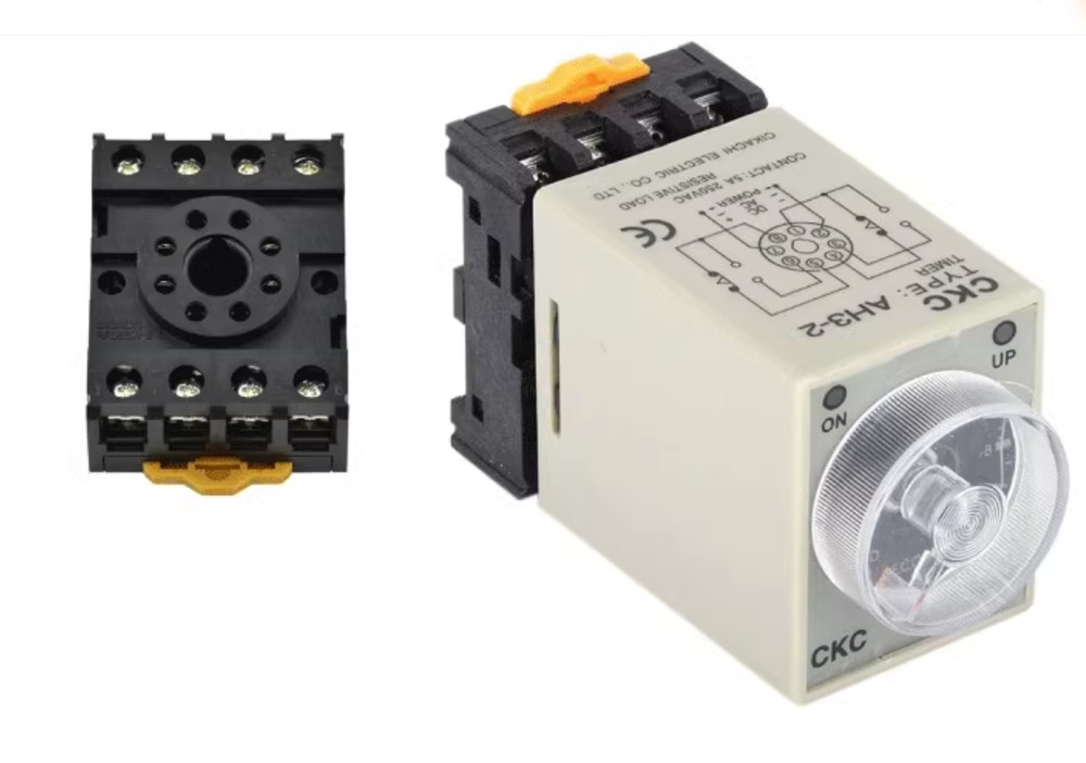 1PC New CKC timer AH3-2 AC380V 6S #LL
