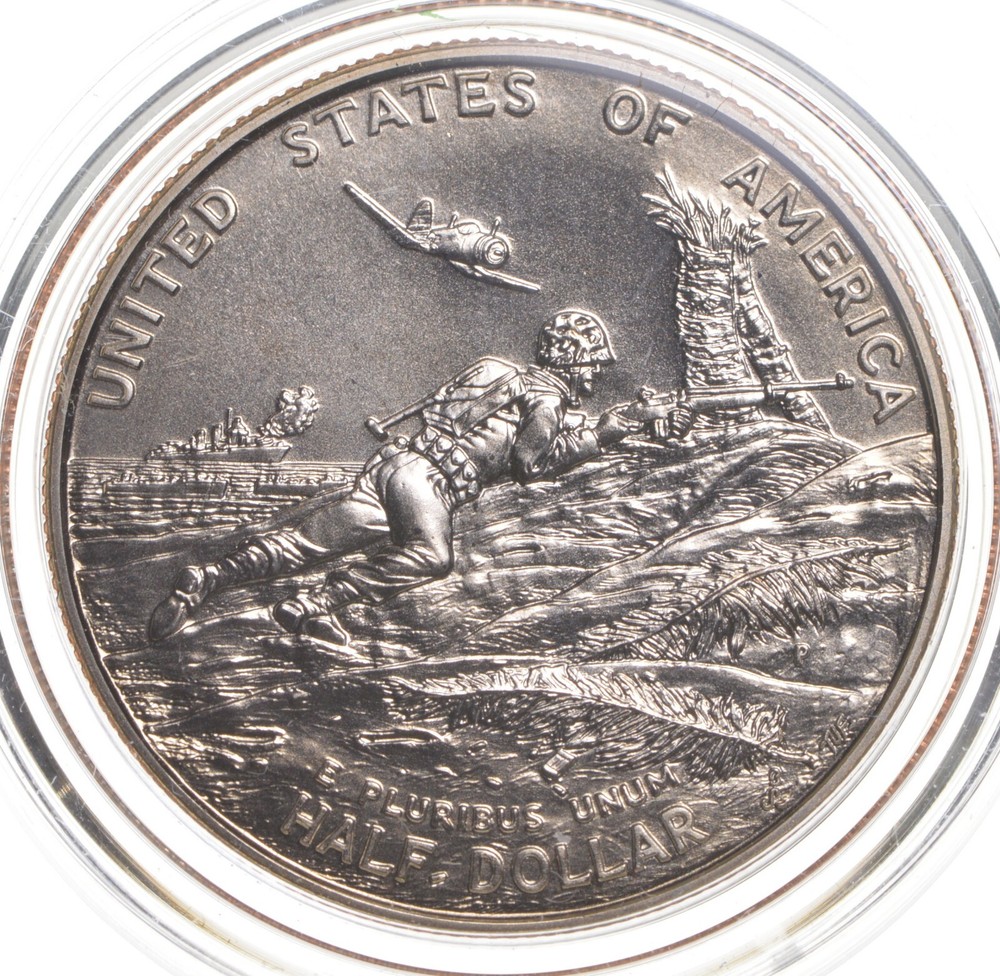 1991-1995 World War 2 US Commemorative Half Dollar Set - Proof & Unc