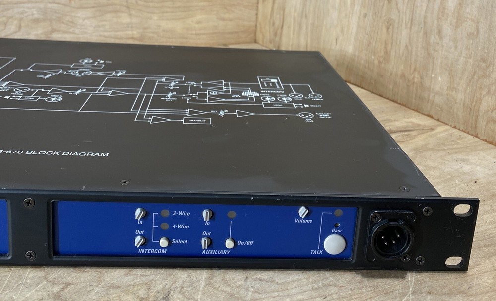 Clear-Com WBS-670 UHF Wireless Intercom Base station untested