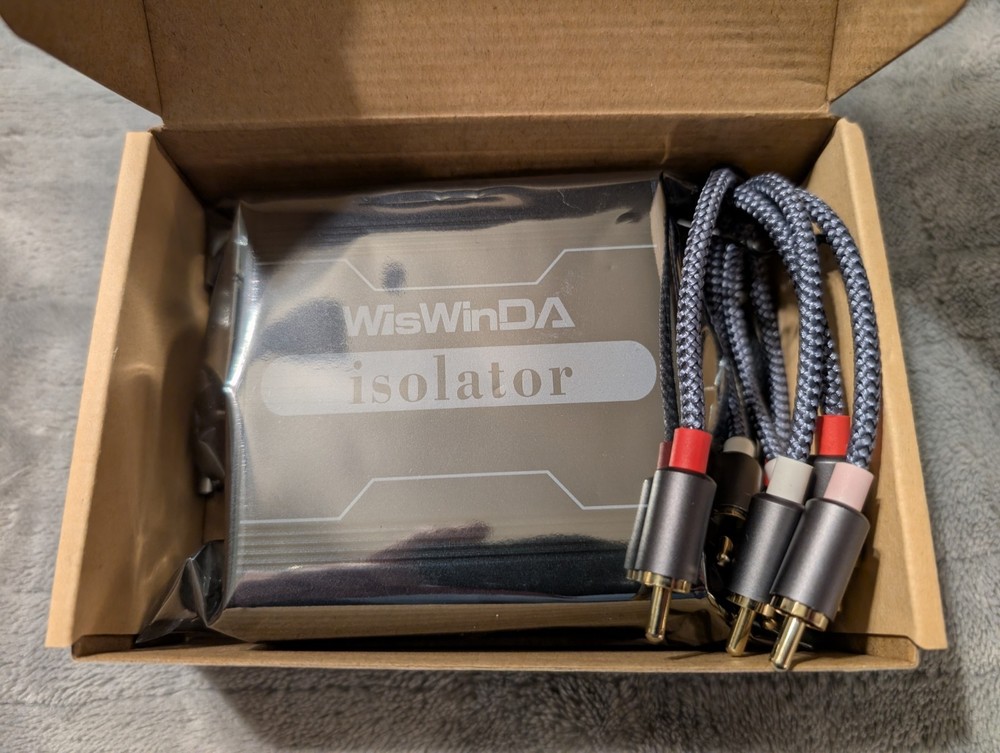 WisWinDa 4 Channel RCA Ground Loop Noise Isolator