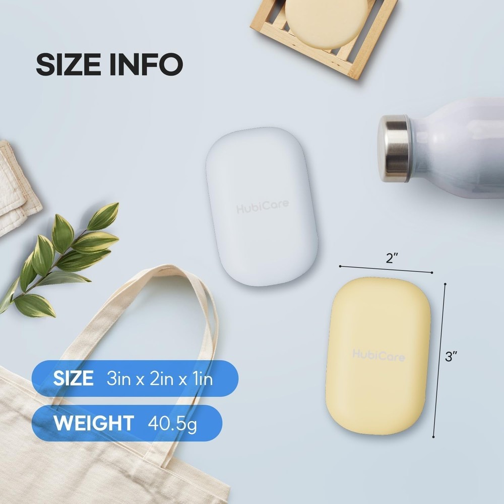 Compact HubiCare Toothbrush Case - Large Head Compatible, Safe & Stylish