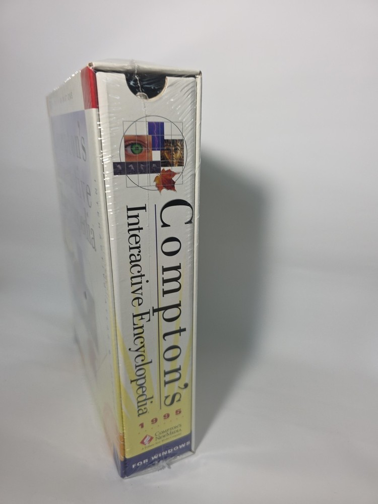 New SEALED 1995 EDITION COMPTON'S INTERACTIVE ENCYCLOPEDIA PC BIG BOX