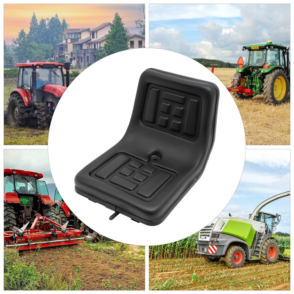 Universal Durable Slidable Tractor Seat +drain Hole For Dumper Mower Digger